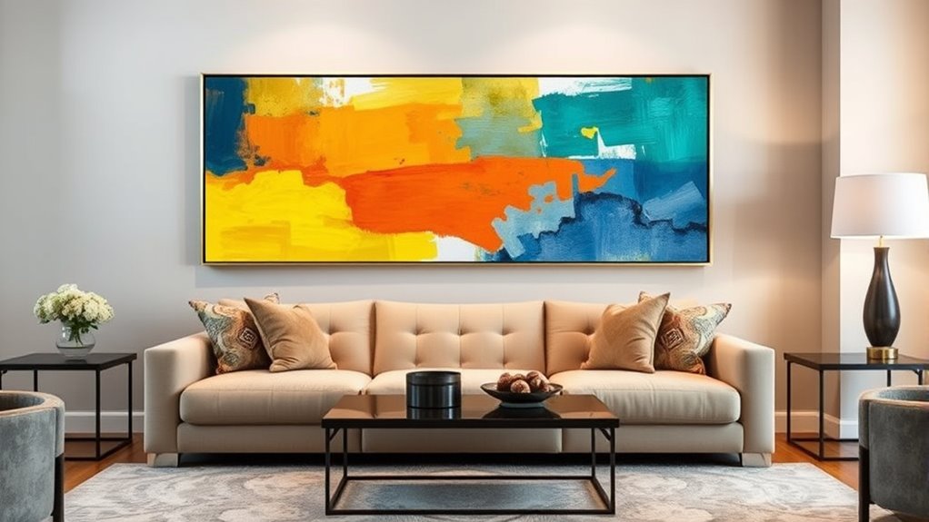 hang art at eye level