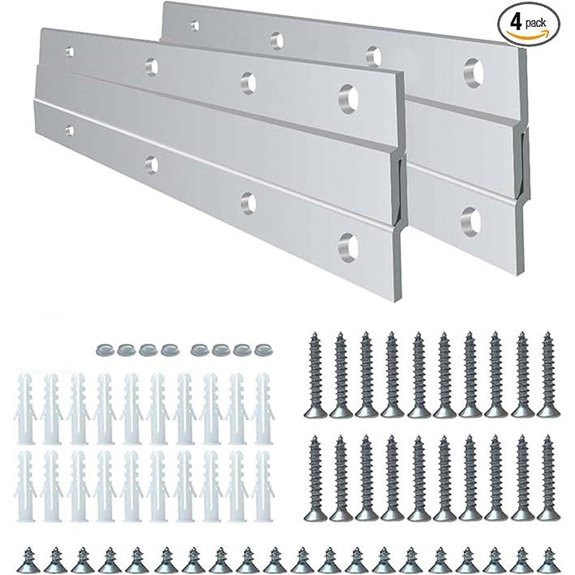 Heavy Duty 12-Inch French Cleat Hanger (Supports 80 lbs)