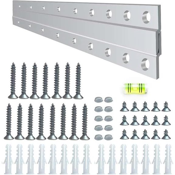 Heavy Duty 18-inch French Cleat Wall Mount Kit