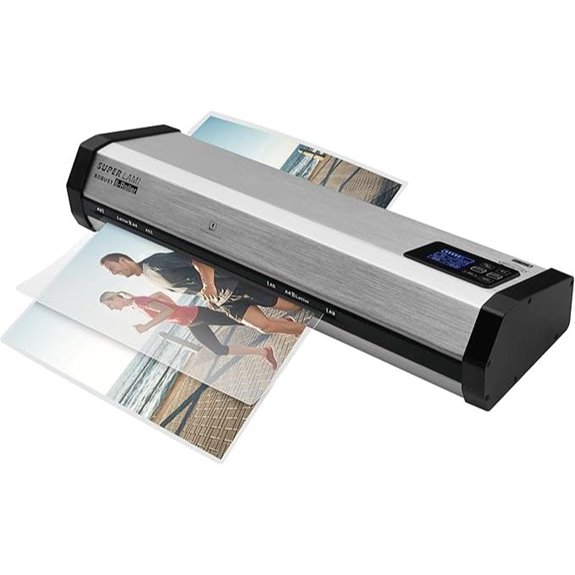 SINCHI Heavy Duty 6-Roller Laminator with LCD