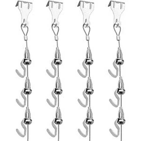 Adjustable Picture Hanging Wire Kit (66lb Max Load)