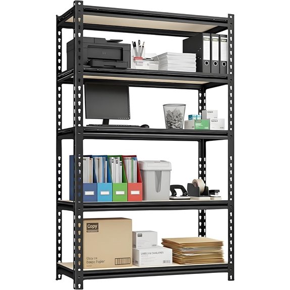 Heavy Duty Adjustable Steel Shelving Unit (72 H)