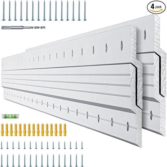 Heavy Duty Aluminum French Cleat Hanger Kit (30)