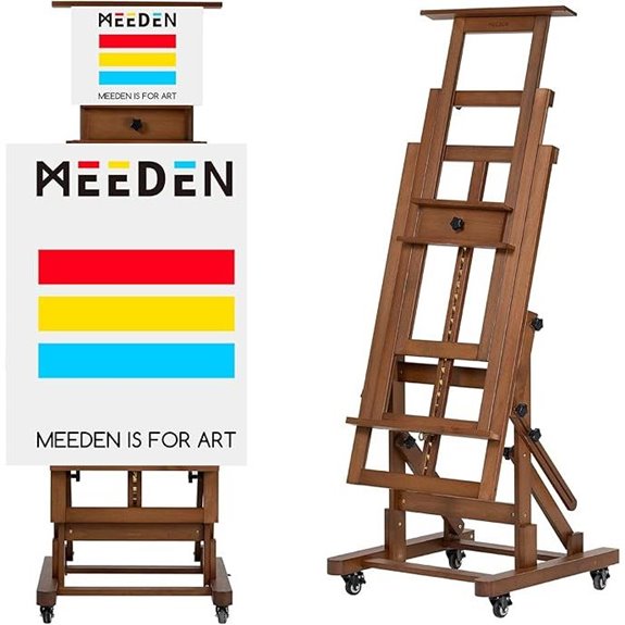 MEEDEN Heavy-Duty Beech Wood Artist Easel