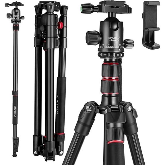 MACTREM 84 Heavy Duty Camera Tripod with Monopod