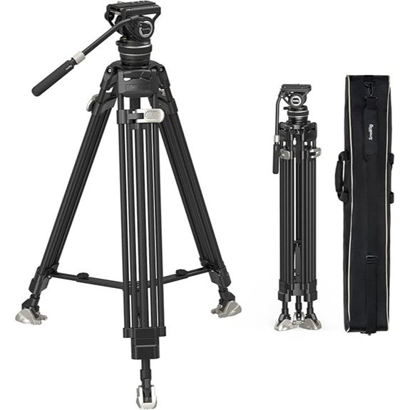 SmallRig AD-100 Heavy-Duty Carbon Fiber Tripod System