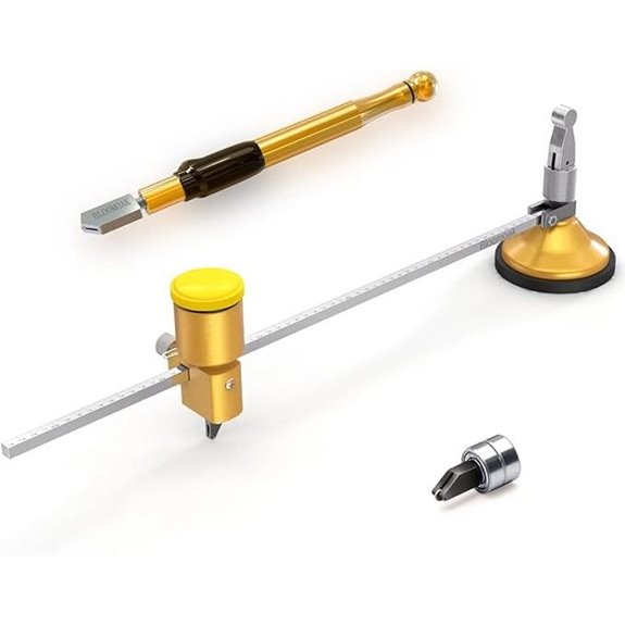 B BLOOMOAK Heavy Duty Circular Glass Cutter (24)