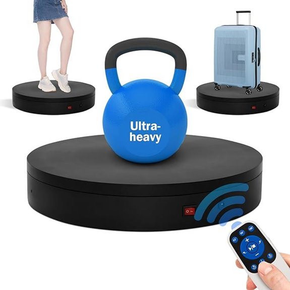 Motorized Electric Photography Turntable Heavy Duty 220-500lbs