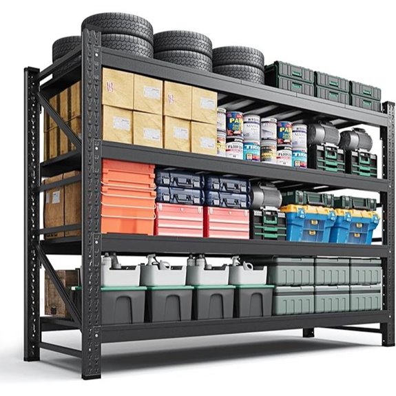 Letaya Heavy Duty Garage Shelving Units (79)