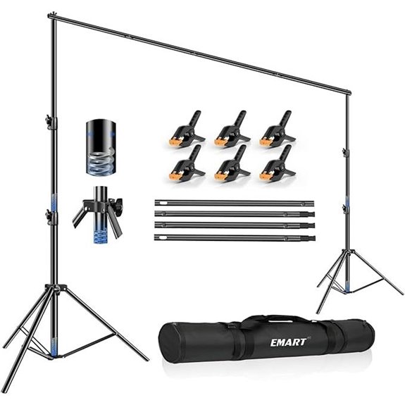 EMART 10x12ft Heavy Duty Photography Backdrop Stand