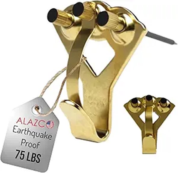 4 Pack Heavy Duty Tremor Proof Picture Hooks