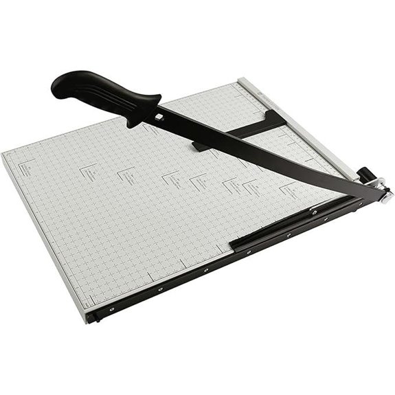 Heavy Duty Paper Cutter with Safety Features