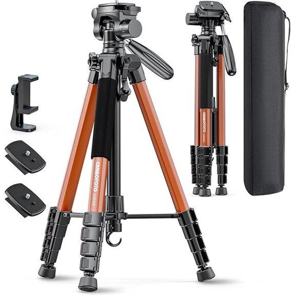 CAMBOFOTO 74 Heavy Duty Tripod with Bag
