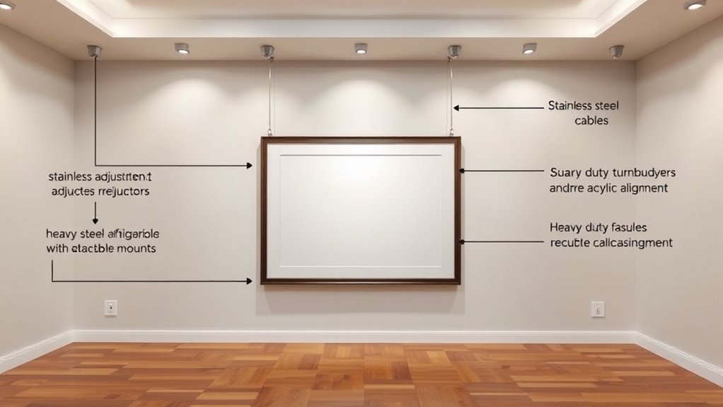 heavy frame hanging considerations