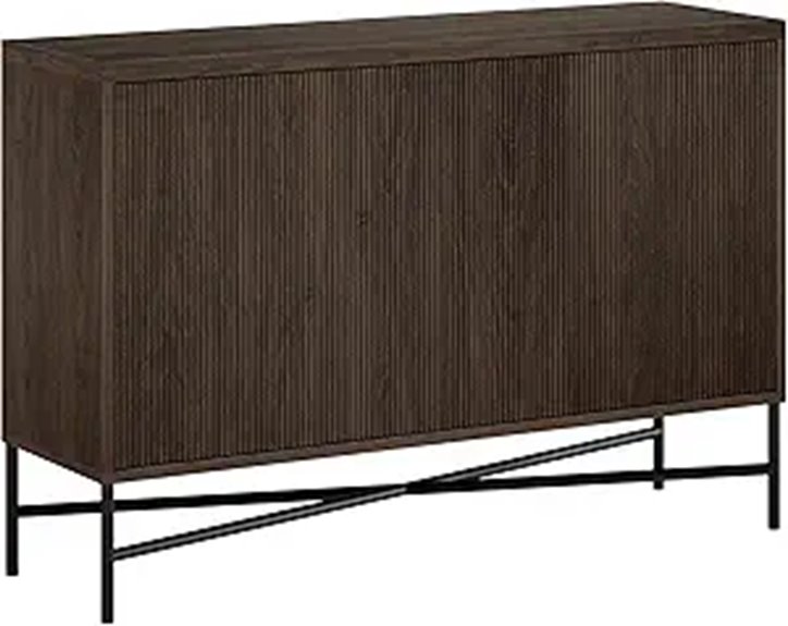 Henn&Hart 68 Fluted Sideboard Cabinet with Doors