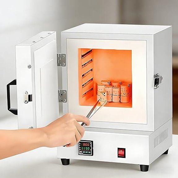 2000W Electric Kiln for Metal Casting and Glazing