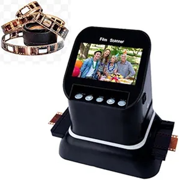 Professional 22MP Film Scanner for Negatives and Slides