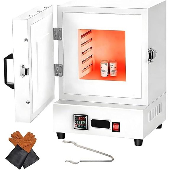 Enclosed High-Temp Kiln for Jewelry and Pottery