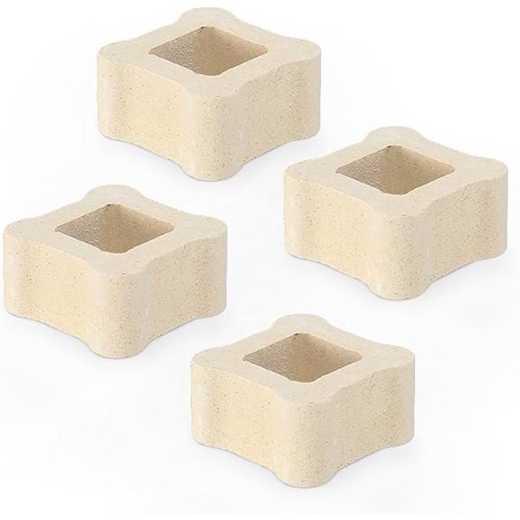 Nuanchu 4 Pack Kiln Posts for High-Temperature Firing