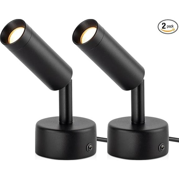 2-Pack Indoor LED Uplights for Plants and Accent Lighting