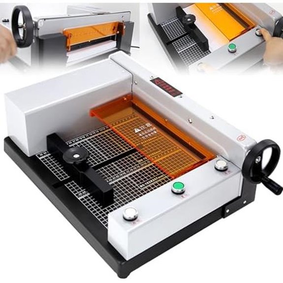 Heavy Duty Electric Paper Cutter with Gridlines
