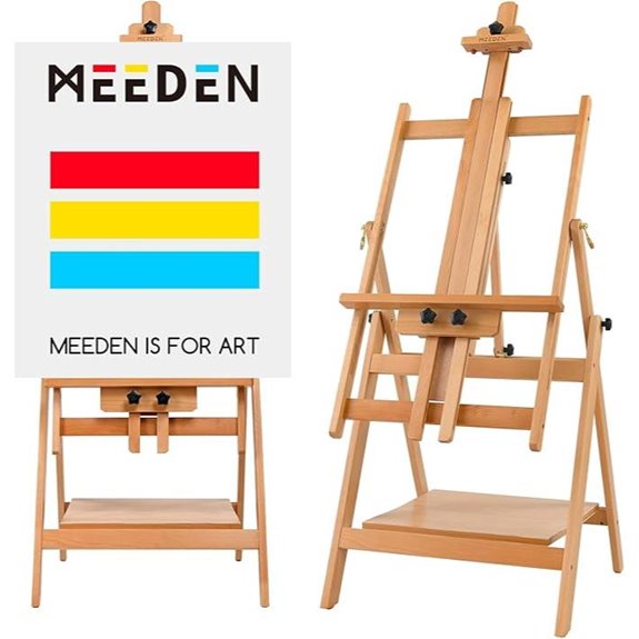 MEEDEN Large Adjustable Artist Easel for Canvas