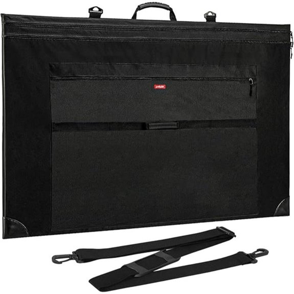 Nicpro Large Art Portfolio Bag with Shoulder Strap