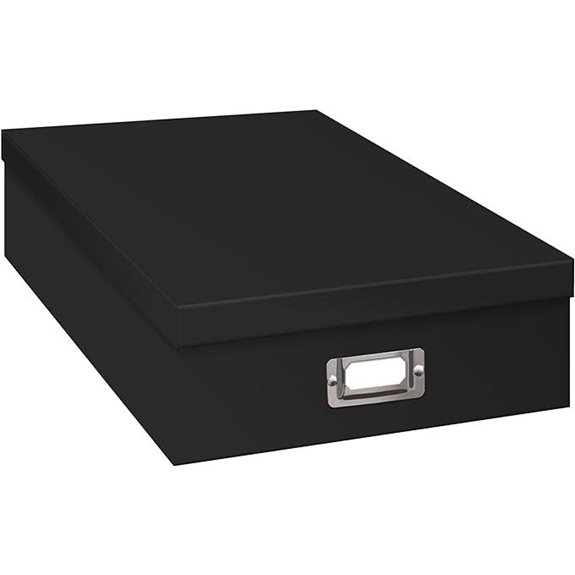 Pioneer Jumbo Scrapbook Storage Box Black