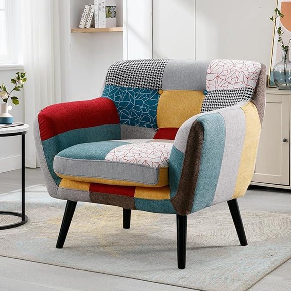 Bonzy Home Modern Oversized Boho Accent Chair