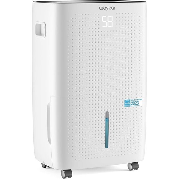 Waykar 150 Pints Dehumidifier with Pump for Large Spaces