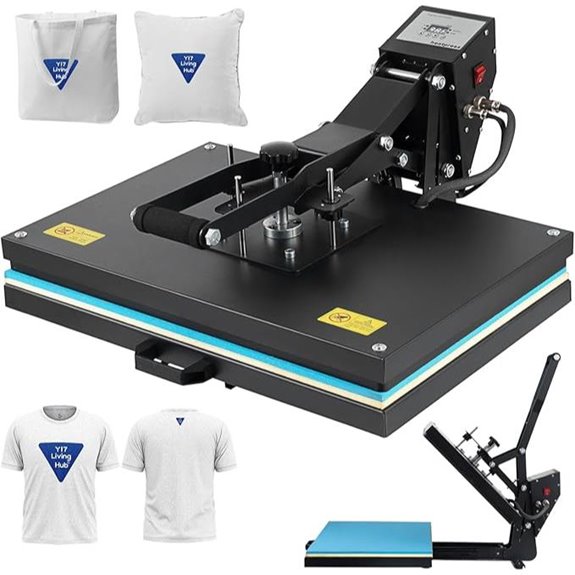 Upgraded 16x24 Inch Clamshell Heat Press Machine