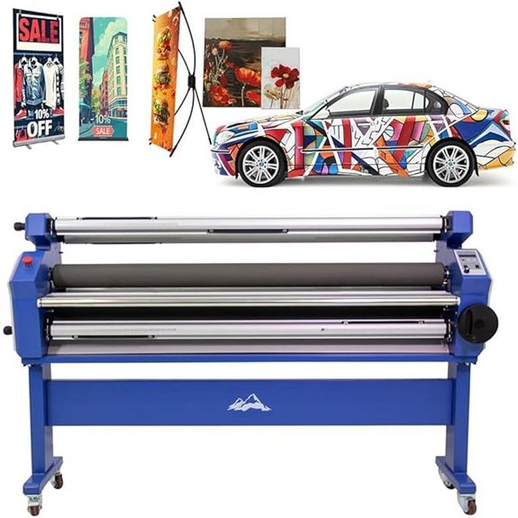 Wide Format Cold Laminator with Trimmer