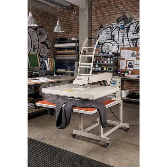 32x40 Manual Heat Press with Stand and Digital Control