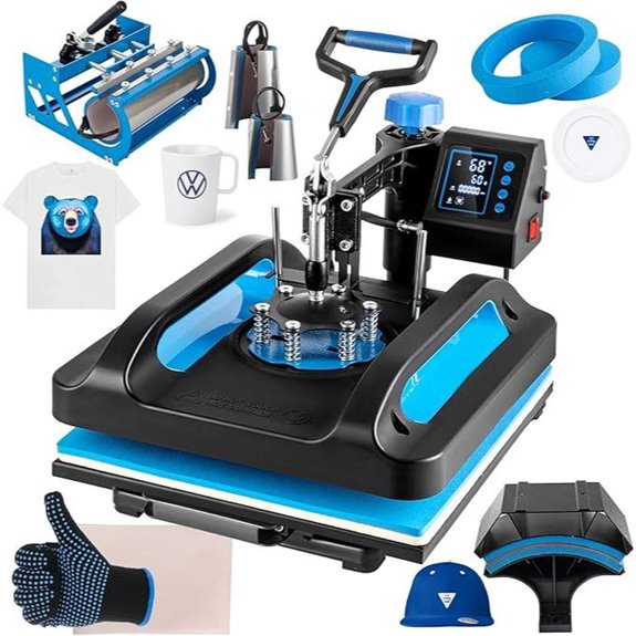 Pro Heat Press 15x15 Inch & Tumbler Press Combo