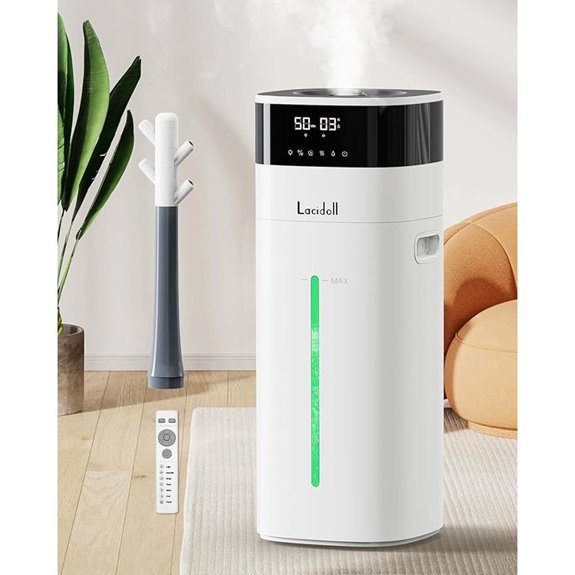 Large Room Humidifier with Diffuser and Extended Tube