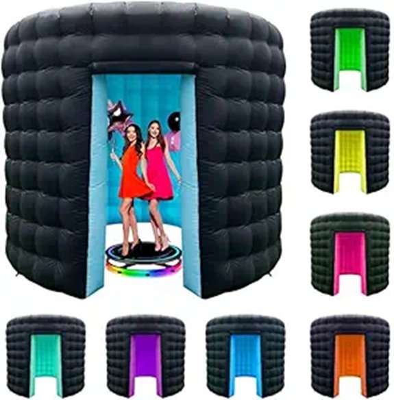 Inflatable 10x10x9FT Photo Booth with LED Lights