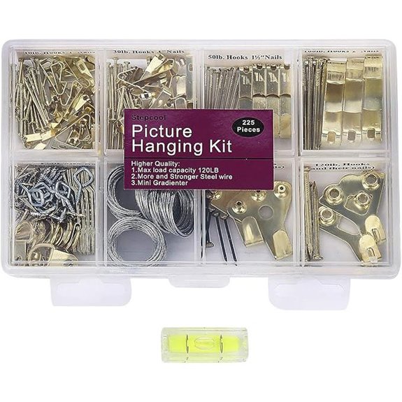 Heavy Duty Picture Hanging Kit (225 Pieces)