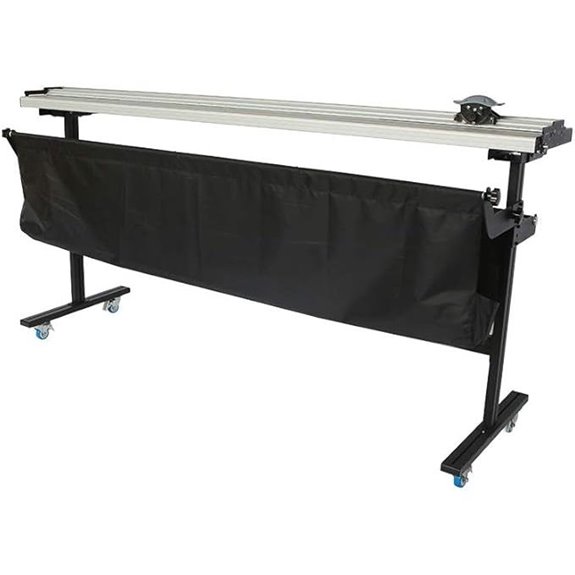 63 Inch Manual Large Format Paper Trimmer Cutter with Support Stand