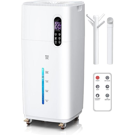 Large Room Humidifier with Remote and Touch Control