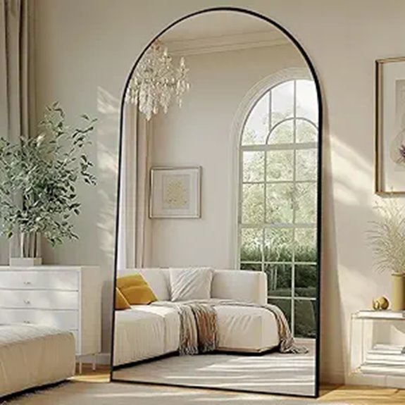 Oversized Full Length Standing Mirror with Stand