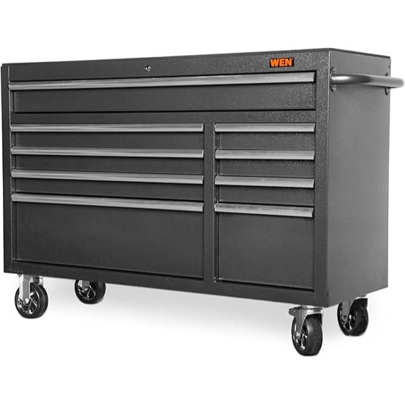 WEN 52-Inch Rolling Tool Cabinet with Steel Construction
