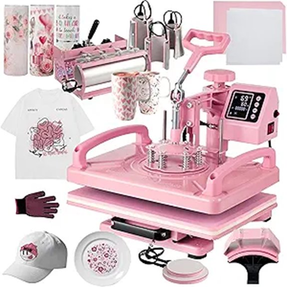 Heat Press 12x15 inch Combo Machine for T-Shirts