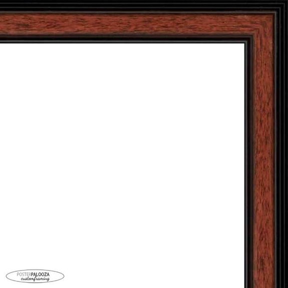 Poster Palooza 24x36 Walnut Wood Picture Frame