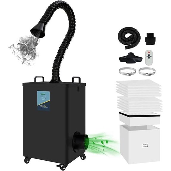 FumeClear Laser Fume Extractor with Filters