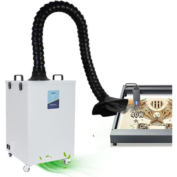 FumeClear FC-2004 Laser Fume Extractor with Filters
