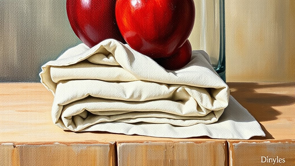 layered objects create depth