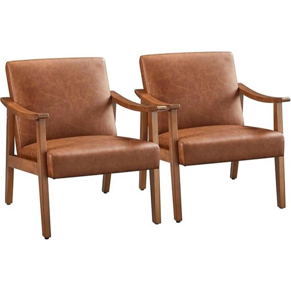 leather accent chair set