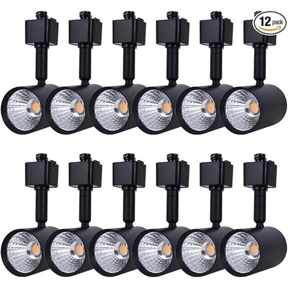 Mirrea 12-Pack LED Track Heads for H Rail Lighting