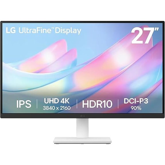 LG 27US500-W 27-Inch 4K UHD HDR Monitor