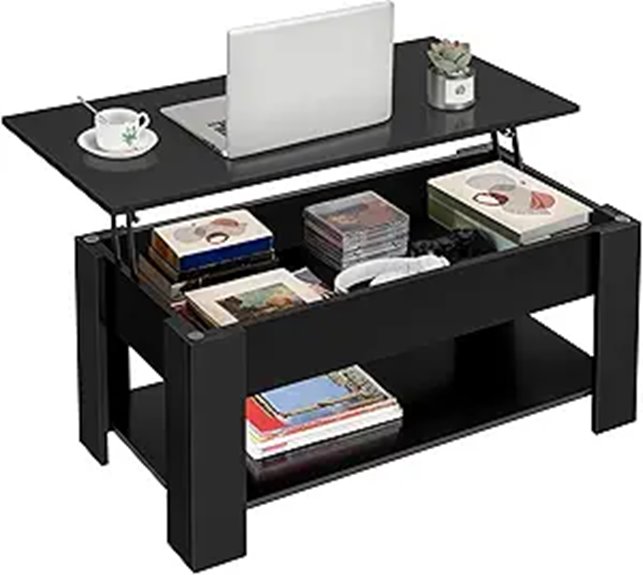 Yaheetech Lift-Top Coffee Table with Storage